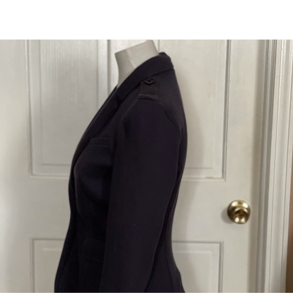 Burberry Brit Tailored Navy Blazer Jacket Sz 5 - Picture 4 of 10